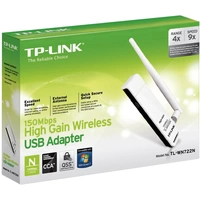 Clé Wi-Fi USB 2.0 TP-LINK TL-WN722N 150 MBit/s Clé Wi-Fi USB 2.0 TP-LINK TL-WN722N 150 MBit/s