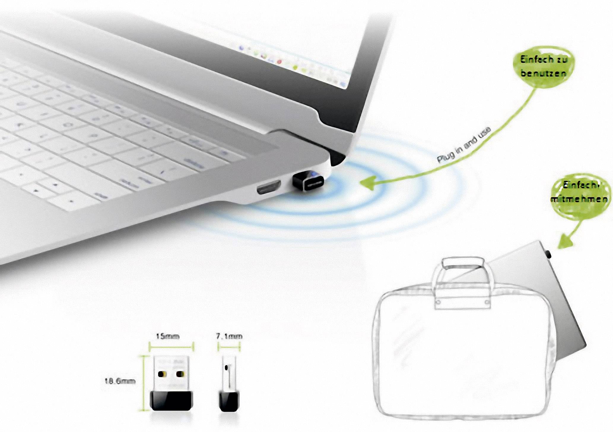 Clé Wi-Fi TP-LINK TL-WN725N USB 2.0 150 MBit/s