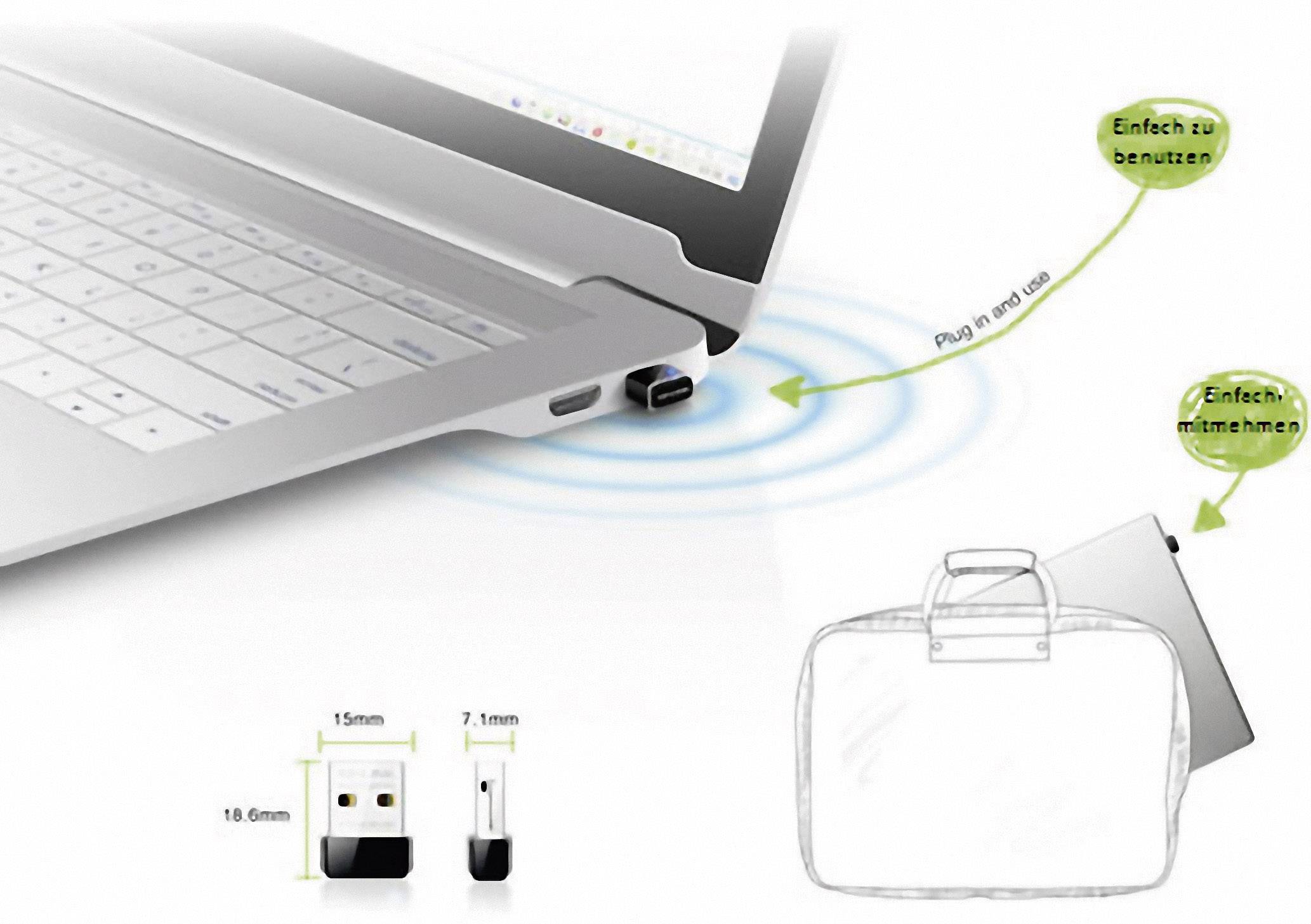 Clé Wi-Fi TP-LINK TL-WN725N USB 2.0 150 MBit/s