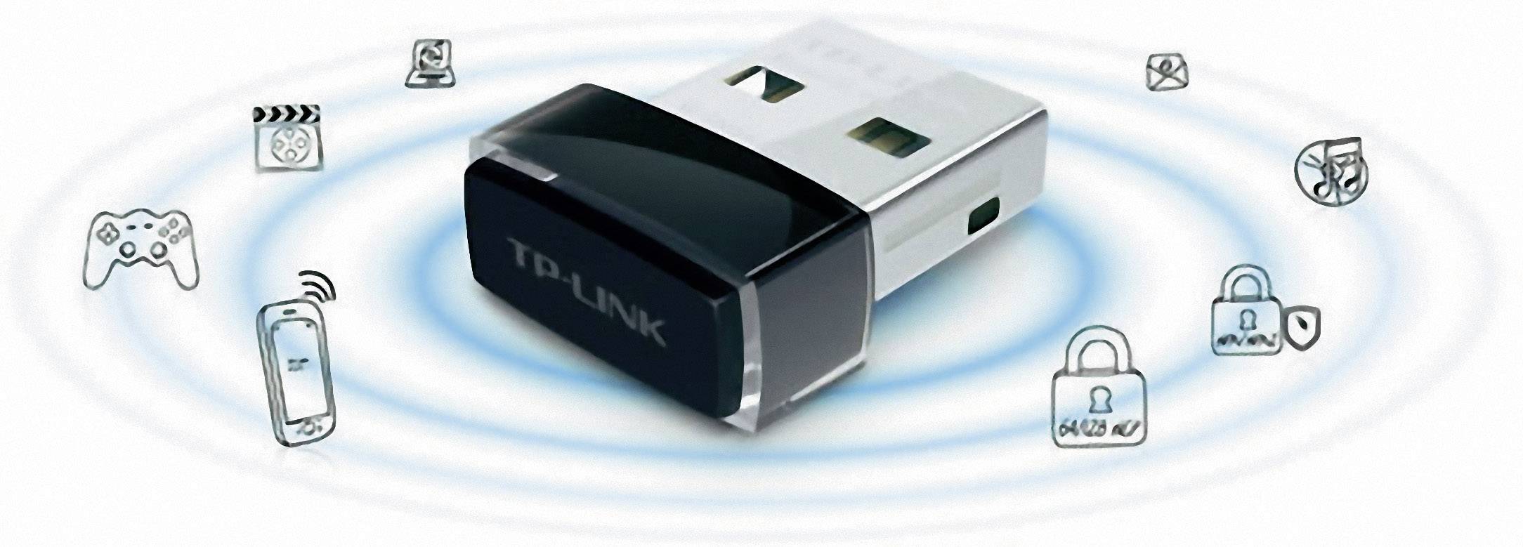 Clé Wi-Fi TP-LINK TL-WN725N USB 2.0 150 MBit/s