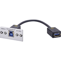 Dispositif multimédia Oehlbach PRO IN MMT-C USB.3 B/A 0.20 m argent contacts dorés Dispositif multimédia Oehlbach PRO IN MMT-C USB.3 B/A 0.20 m argent contacts dorés