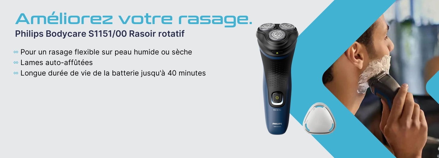 Teaser Philips Bodycare S1151/00 Rotationsrasierer