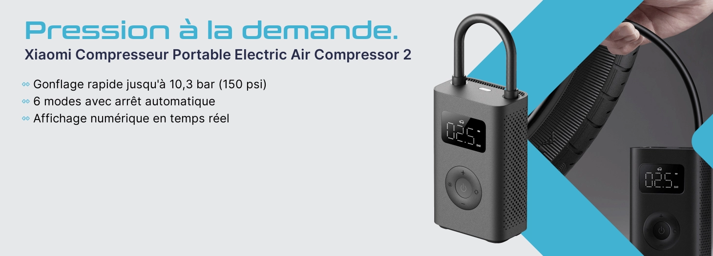 Teaser Xiaomi 46422 Portable Electric Air Compressor 2