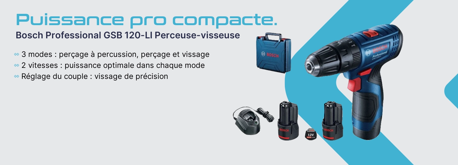 Teaser Bosch Professional GSB 120-LI