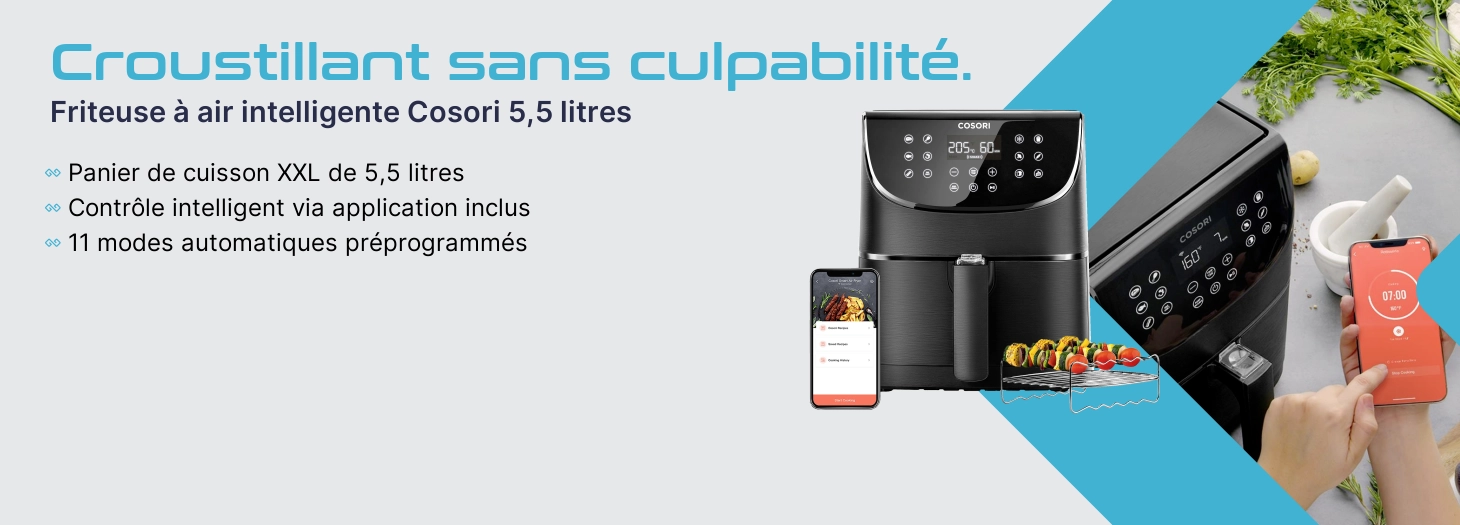 Teaser Cosori CS158-AF-RXB Heißluft-Fritteuse